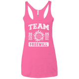 T-Shirts Vintage Pink / X-Small Team Freewill Women's Triblend Racerback Tank