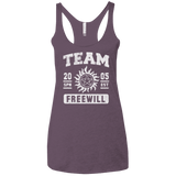T-Shirts Vintage Purple / X-Small Team Freewill Women's Triblend Racerback Tank