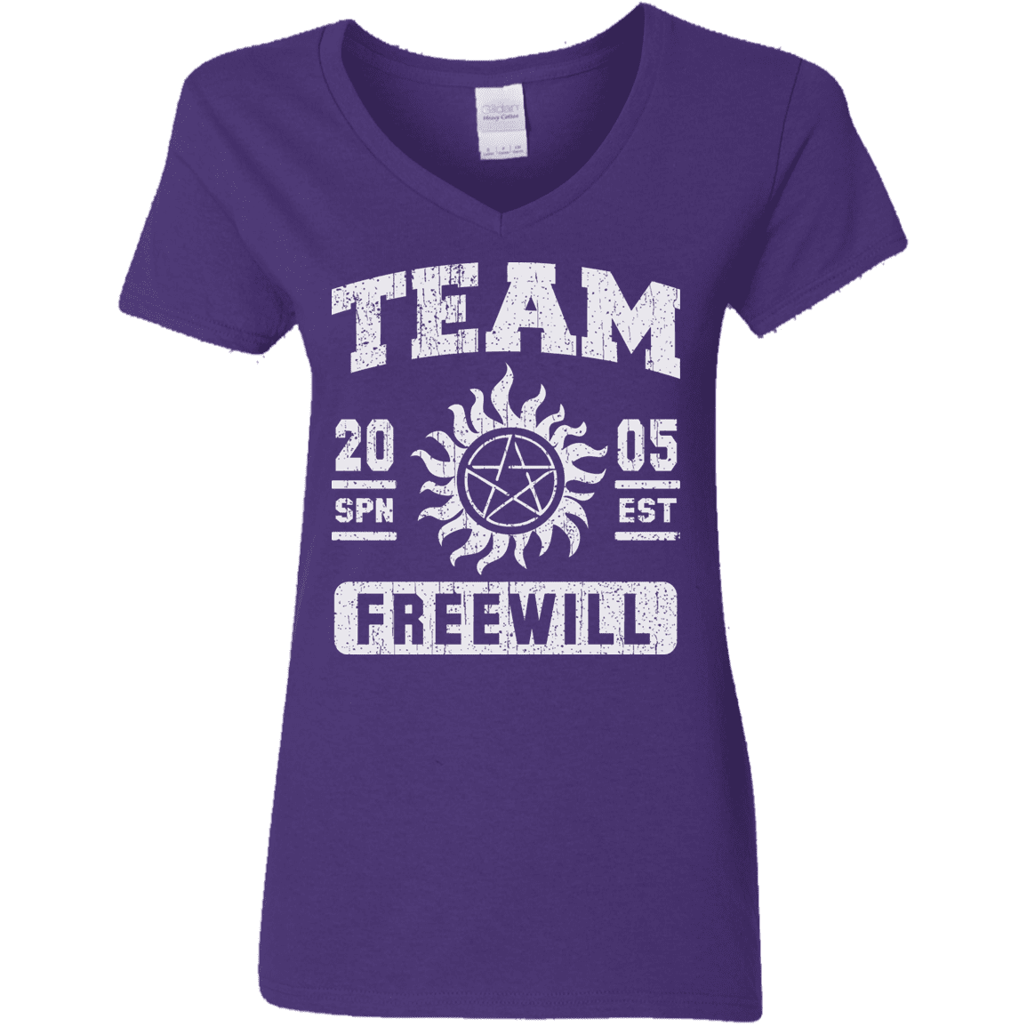 T-Shirts Purple / S Team Freewill Women's V-Neck T-Shirt