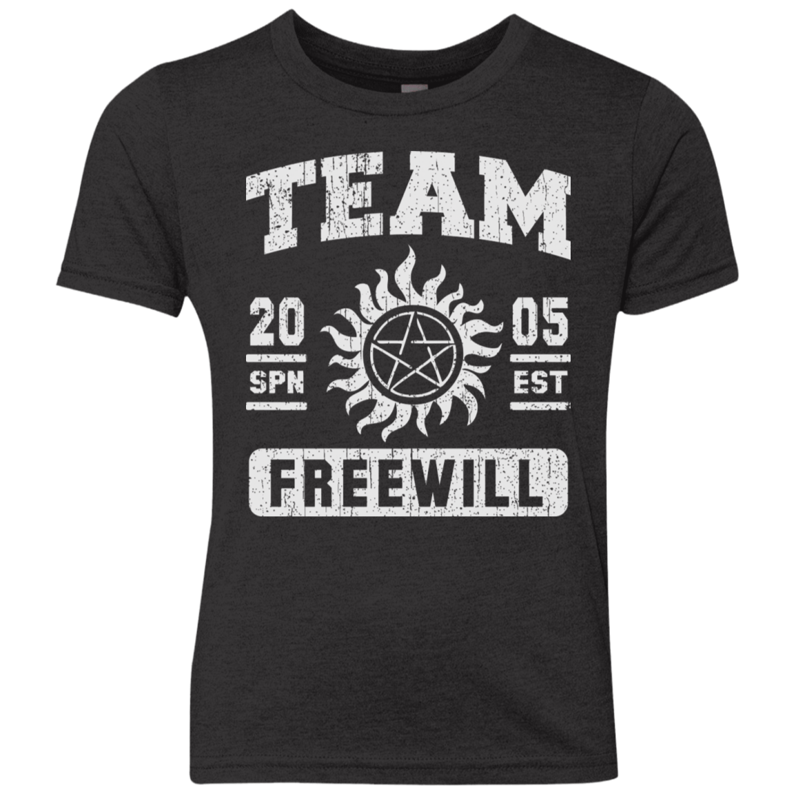 T-Shirts Vintage Black / YXS Team Freewill Youth Triblend T-Shirt