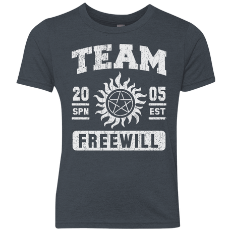 T-Shirts Vintage Navy / YXS Team Freewill Youth Triblend T-Shirt