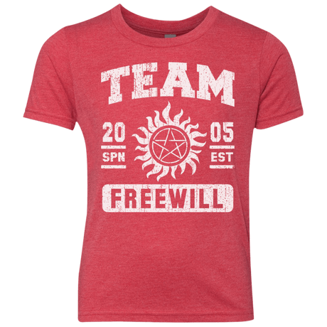T-Shirts Vintage Red / YXS Team Freewill Youth Triblend T-Shirt