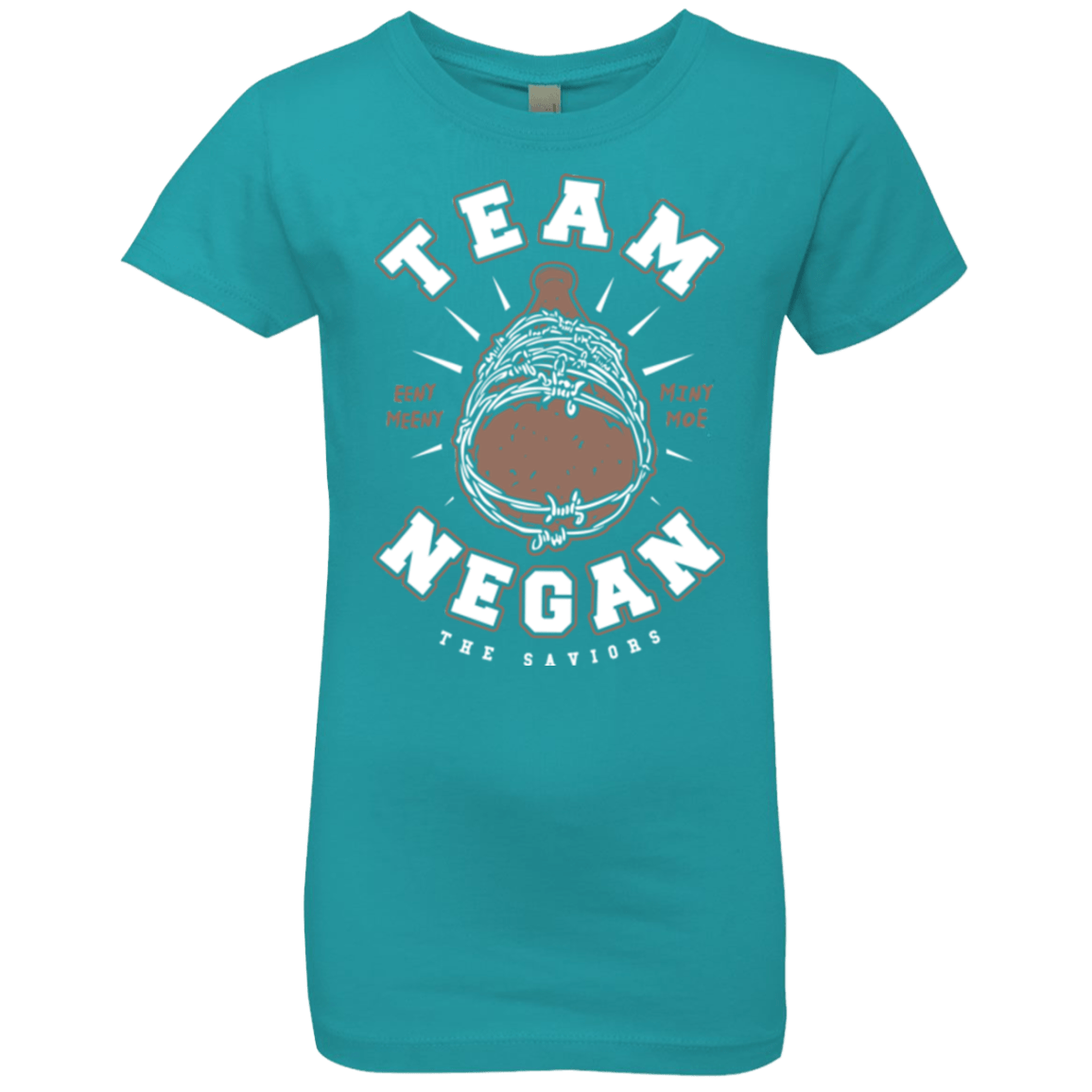 T-Shirts Tahiti Blue / YXS Team Negan Girls Premium T-Shirt