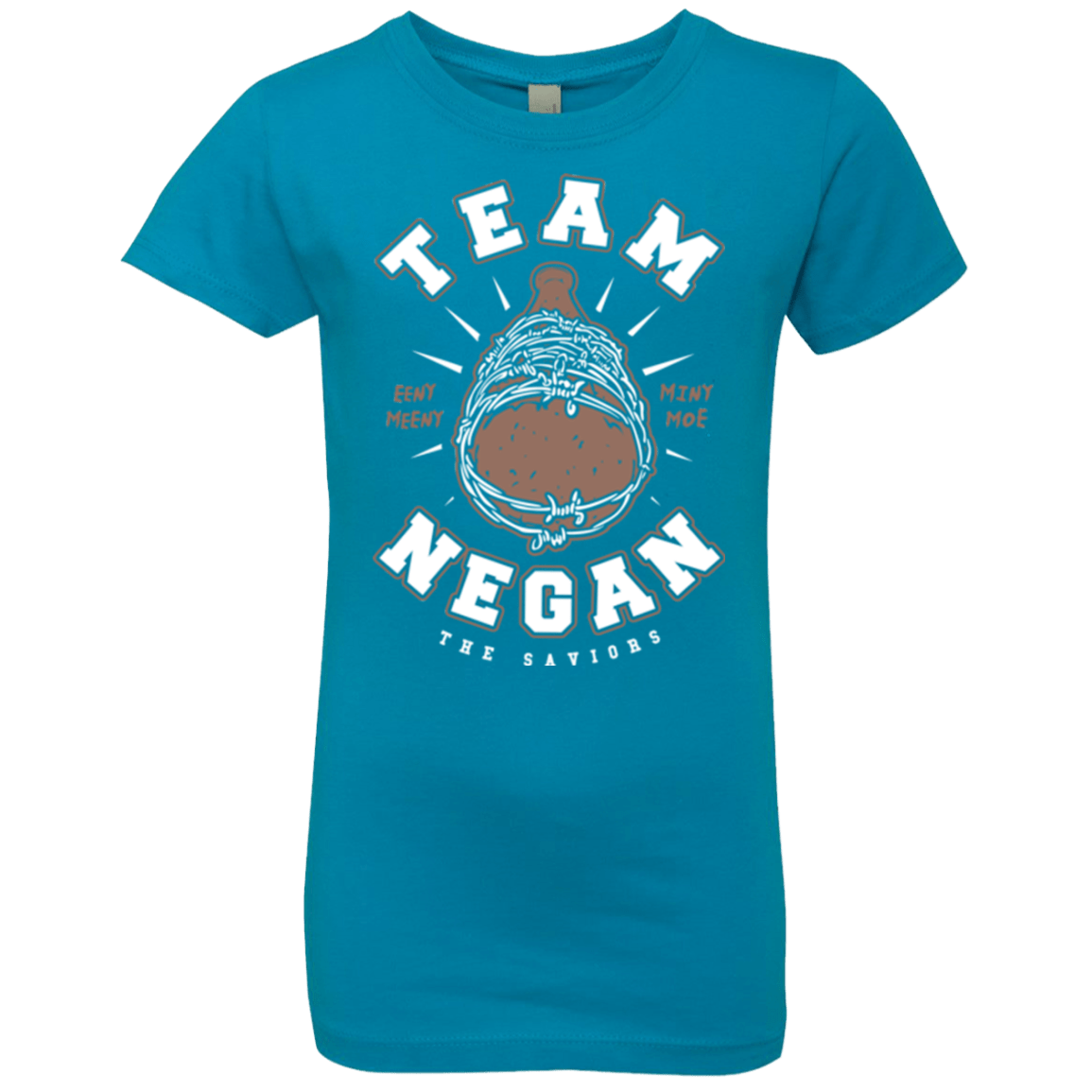 T-Shirts Turquoise / YXS Team Negan Girls Premium T-Shirt