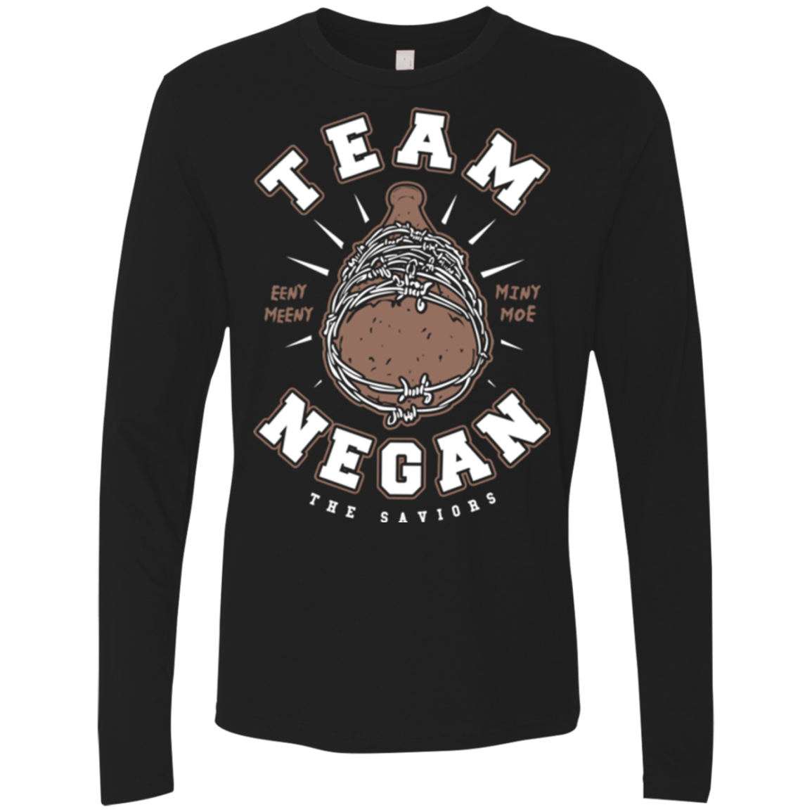 T-Shirts Black / Small Team Negan Men's Premium Long Sleeve