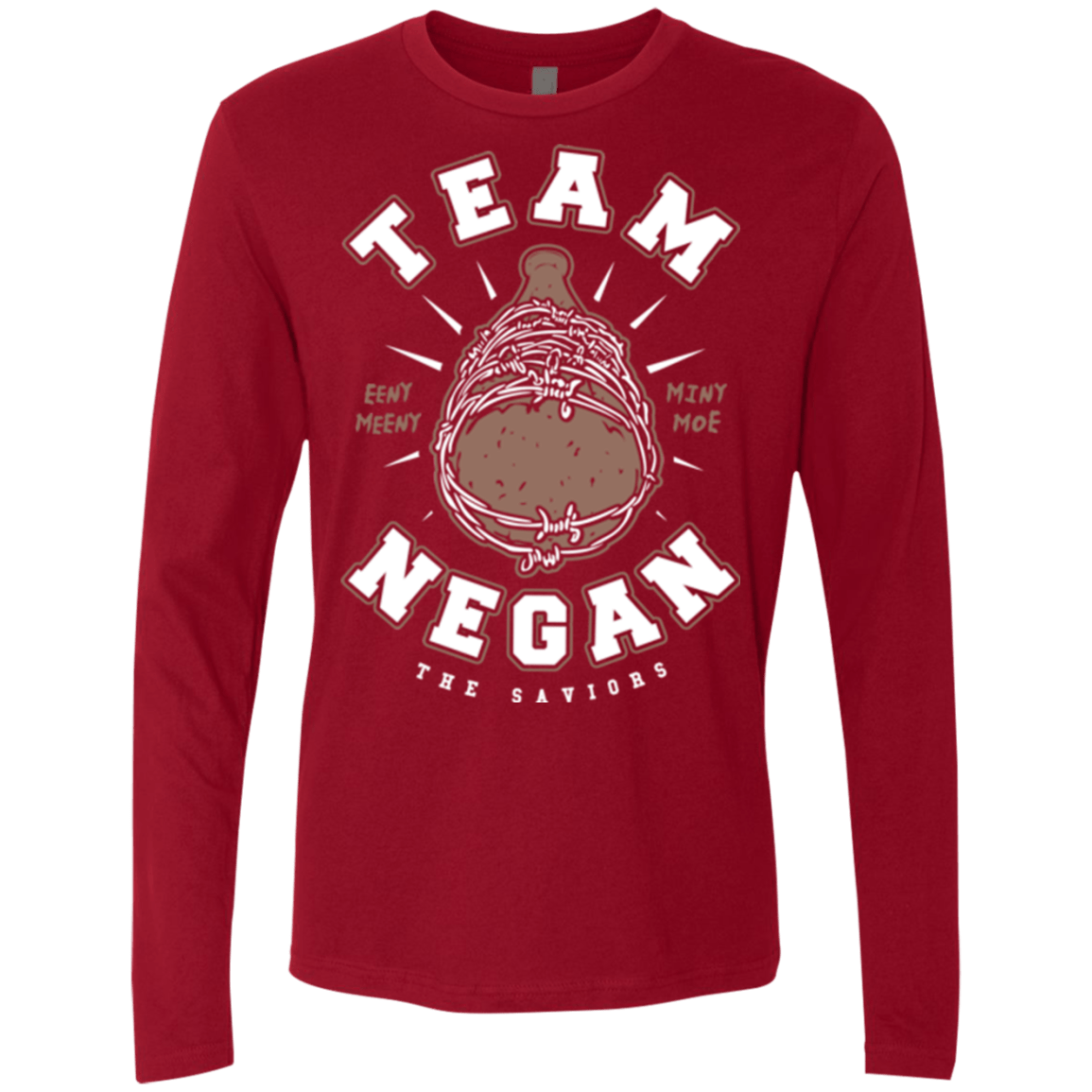 T-Shirts Cardinal / Small Team Negan Men's Premium Long Sleeve