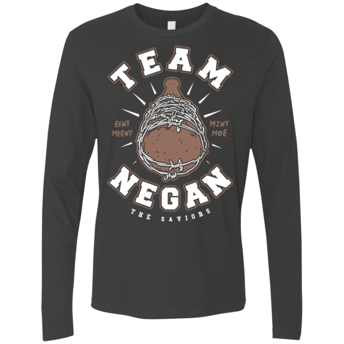 T-Shirts Heavy Metal / Small Team Negan Men's Premium Long Sleeve