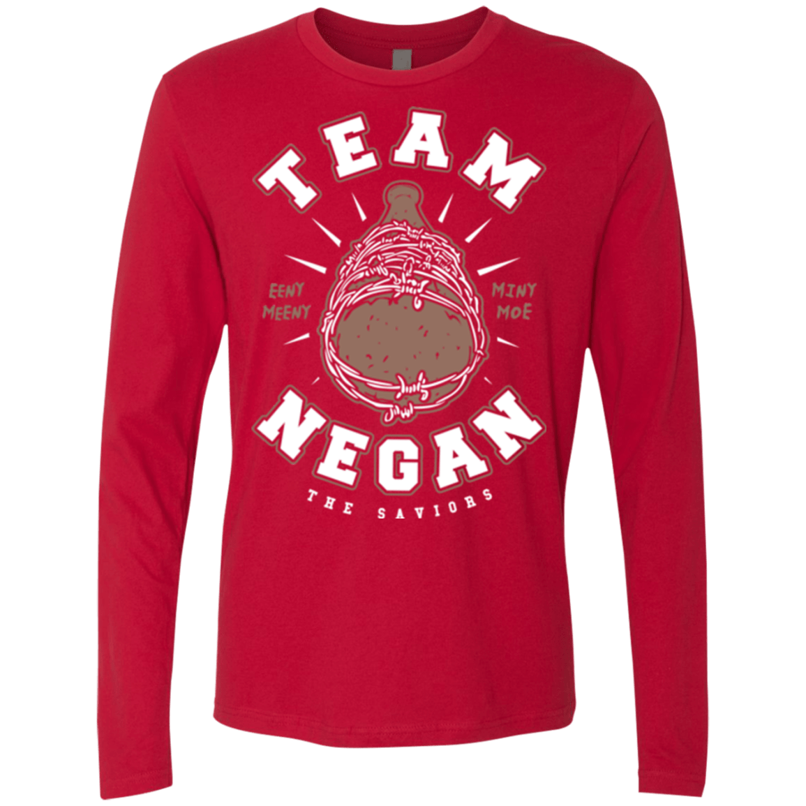 T-Shirts Red / Small Team Negan Men's Premium Long Sleeve