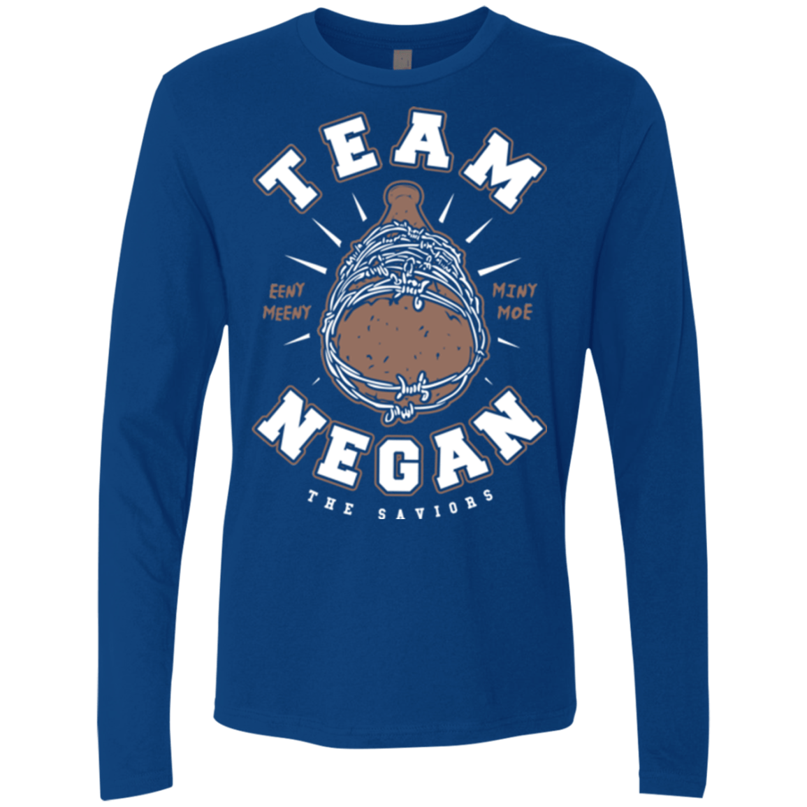 T-Shirts Royal / Small Team Negan Men's Premium Long Sleeve