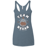 T-Shirts Indigo / X-Small Team Negan Women's Triblend Racerback Tank