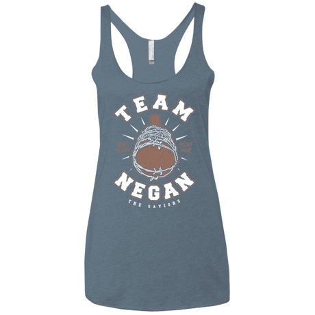 T-Shirts Indigo / X-Small Team Negan Women's Triblend Racerback Tank