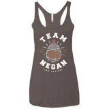 T-Shirts Macchiato / X-Small Team Negan Women's Triblend Racerback Tank