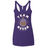 T-Shirts Purple / X-Small Team Negan Women's Triblend Racerback Tank