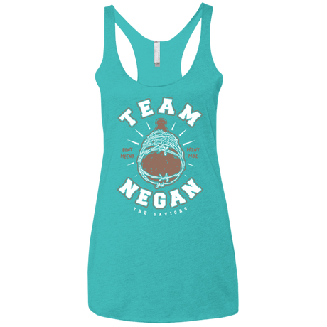 T-Shirts Tahiti Blue / X-Small Team Negan Women's Triblend Racerback Tank
