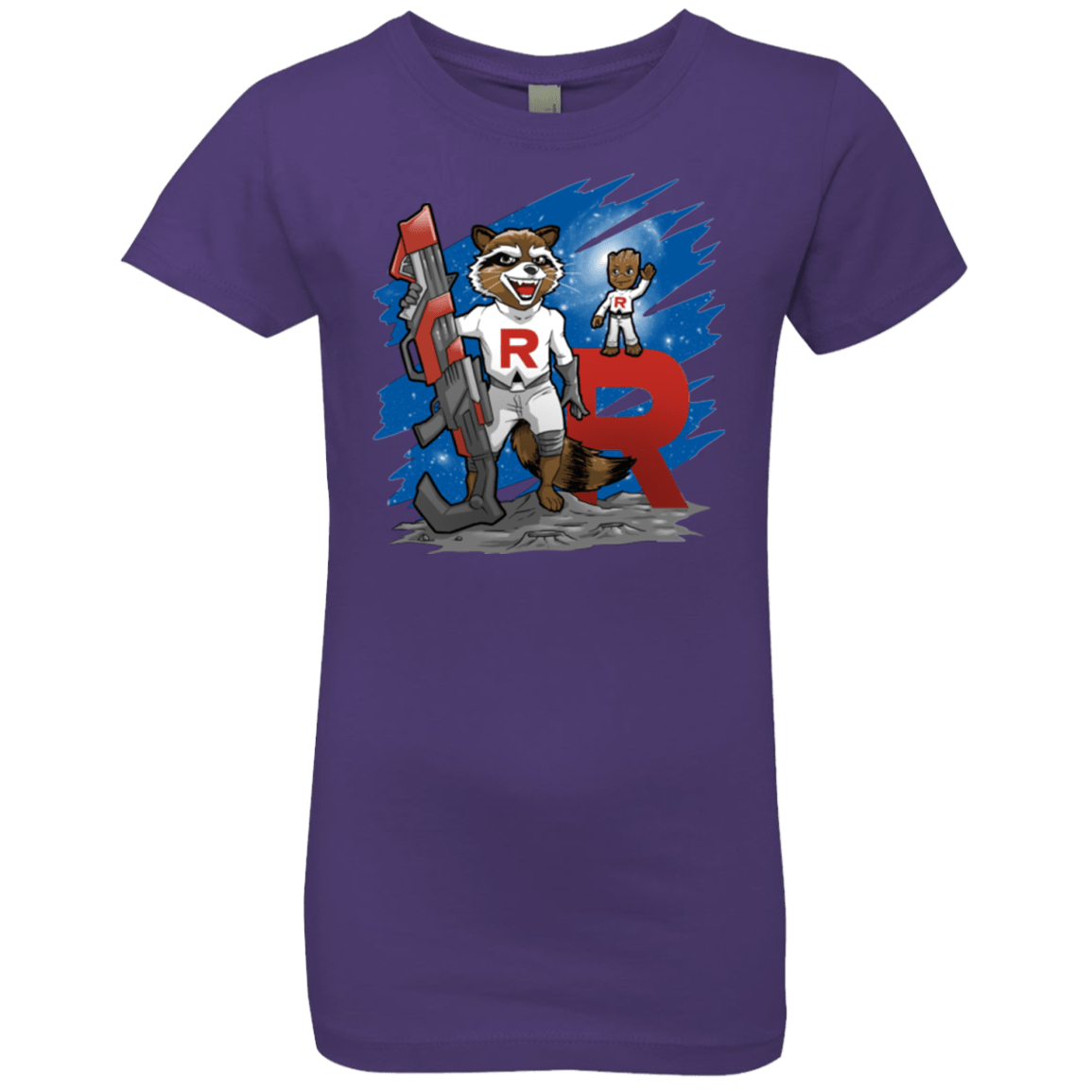 T-Shirts Purple Rush / YXS Team R Girls Premium T-Shirt