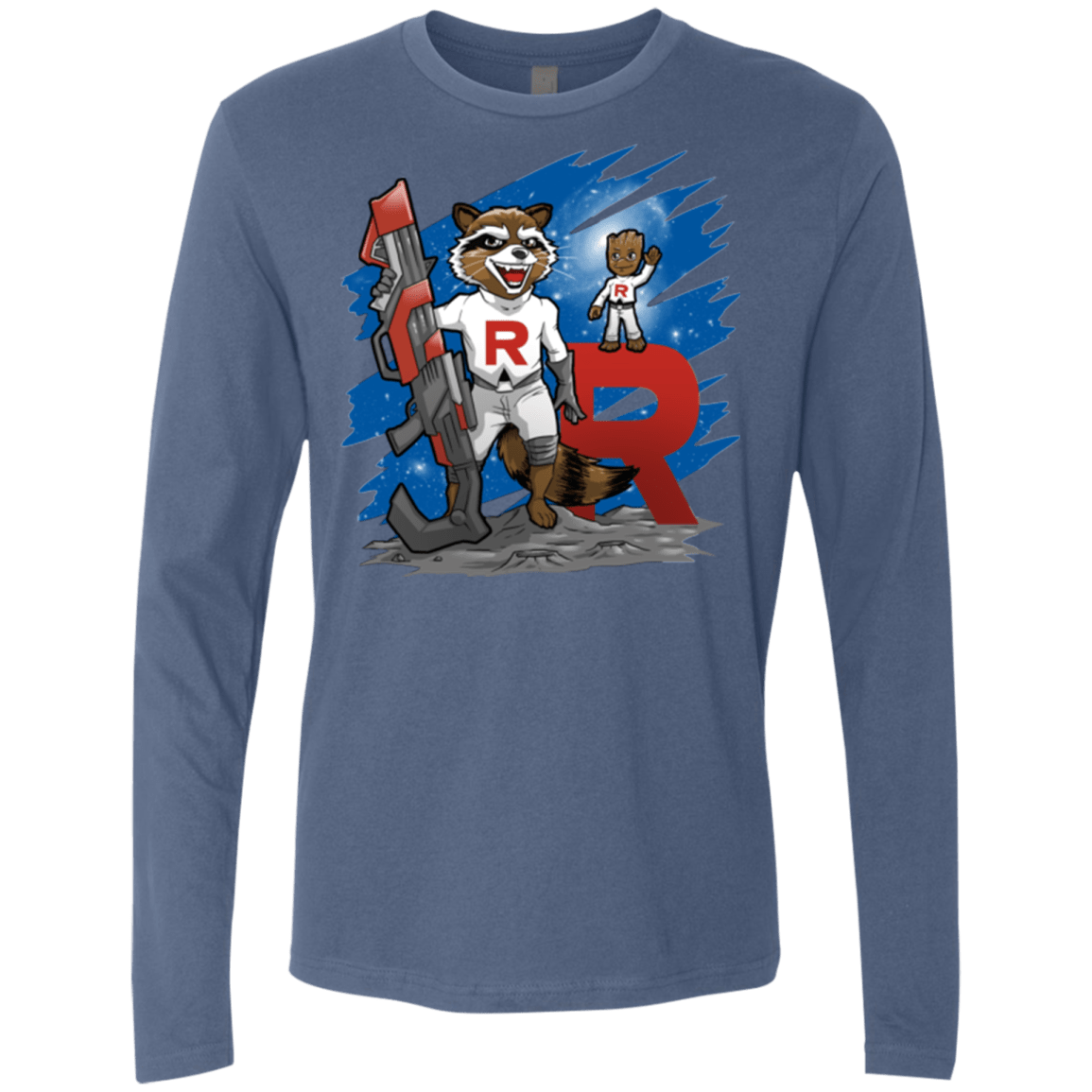 T-Shirts Indigo / Small Team R Men's Premium Long Sleeve