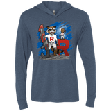 T-Shirts Indigo / X-Small Team R Triblend Long Sleeve Hoodie Tee