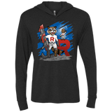 T-Shirts Vintage Black / X-Small Team R Triblend Long Sleeve Hoodie Tee