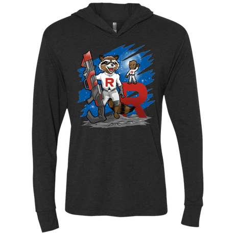 T-Shirts Vintage Black / X-Small Team R Triblend Long Sleeve Hoodie Tee