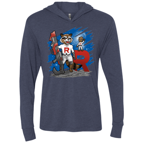 T-Shirts Vintage Navy / X-Small Team R Triblend Long Sleeve Hoodie Tee