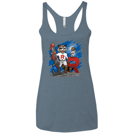 T-Shirts Indigo / X-Small Team R Women's Triblend Racerback Tank