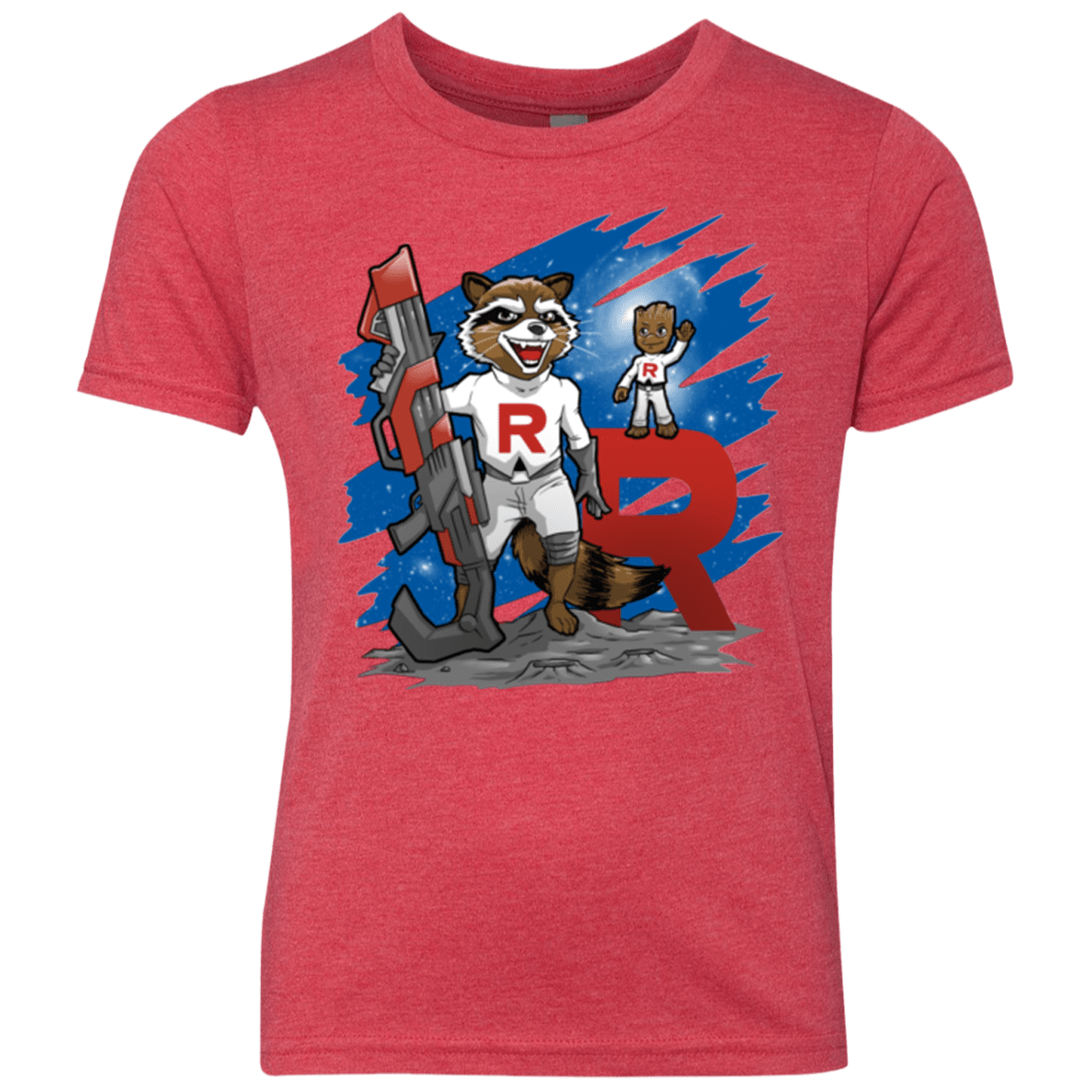 T-Shirts Vintage Red / YXS Team R Youth Triblend T-Shirt
