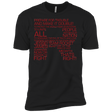 T-Shirts Black / X-Small Team Rocket Motto Men's Premium T-Shirt