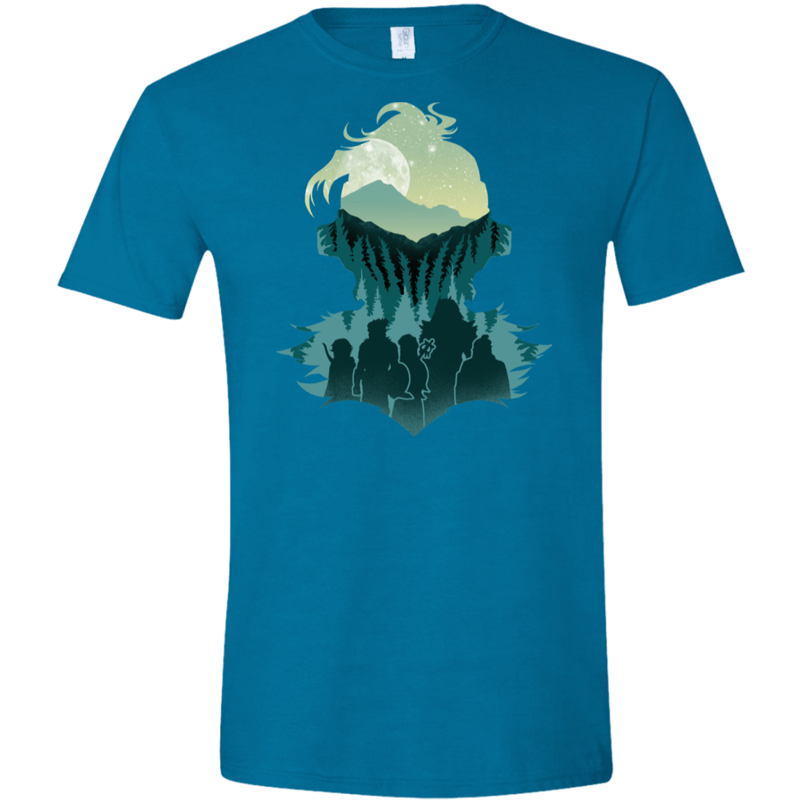 T-Shirts Antique Sapphire / S Team Slayer Men's Semi-Fitted Softstyle