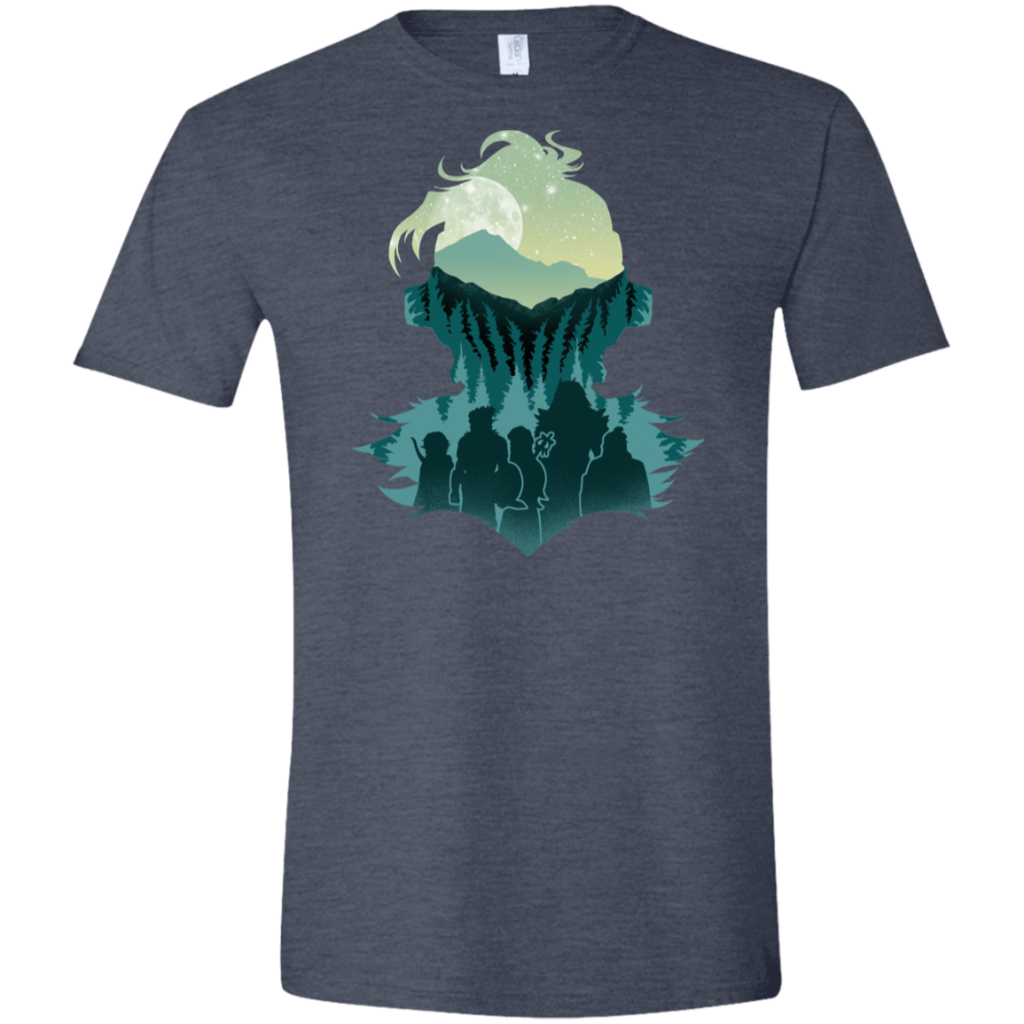 T-Shirts Heather Navy / S Team Slayer Men's Semi-Fitted Softstyle