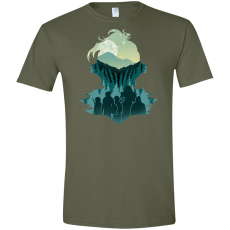 T-Shirts Military Green / S Team Slayer Men's Semi-Fitted Softstyle