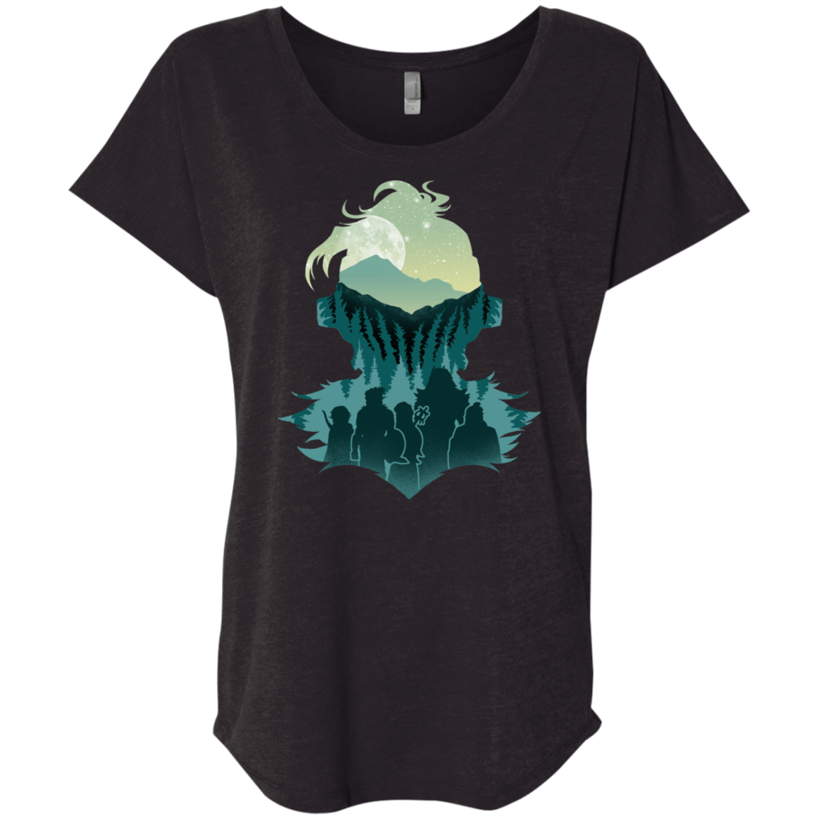 T-Shirts Vintage Black / X-Small Team Slayer Triblend Dolman Sleeve