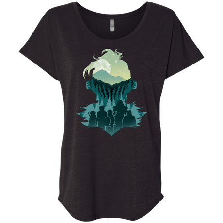 T-Shirts Vintage Black / X-Small Team Slayer Triblend Dolman Sleeve