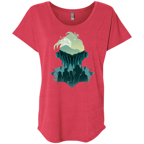 T-Shirts Vintage Red / X-Small Team Slayer Triblend Dolman Sleeve