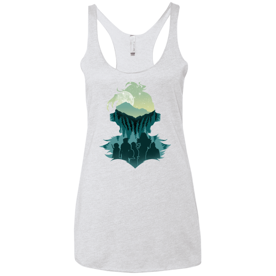 T-Shirts Heather White / X-Small Team Slayer Women's Triblend Racerback Tank