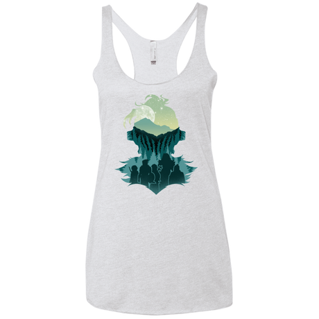 T-Shirts Heather White / X-Small Team Slayer Women's Triblend Racerback Tank