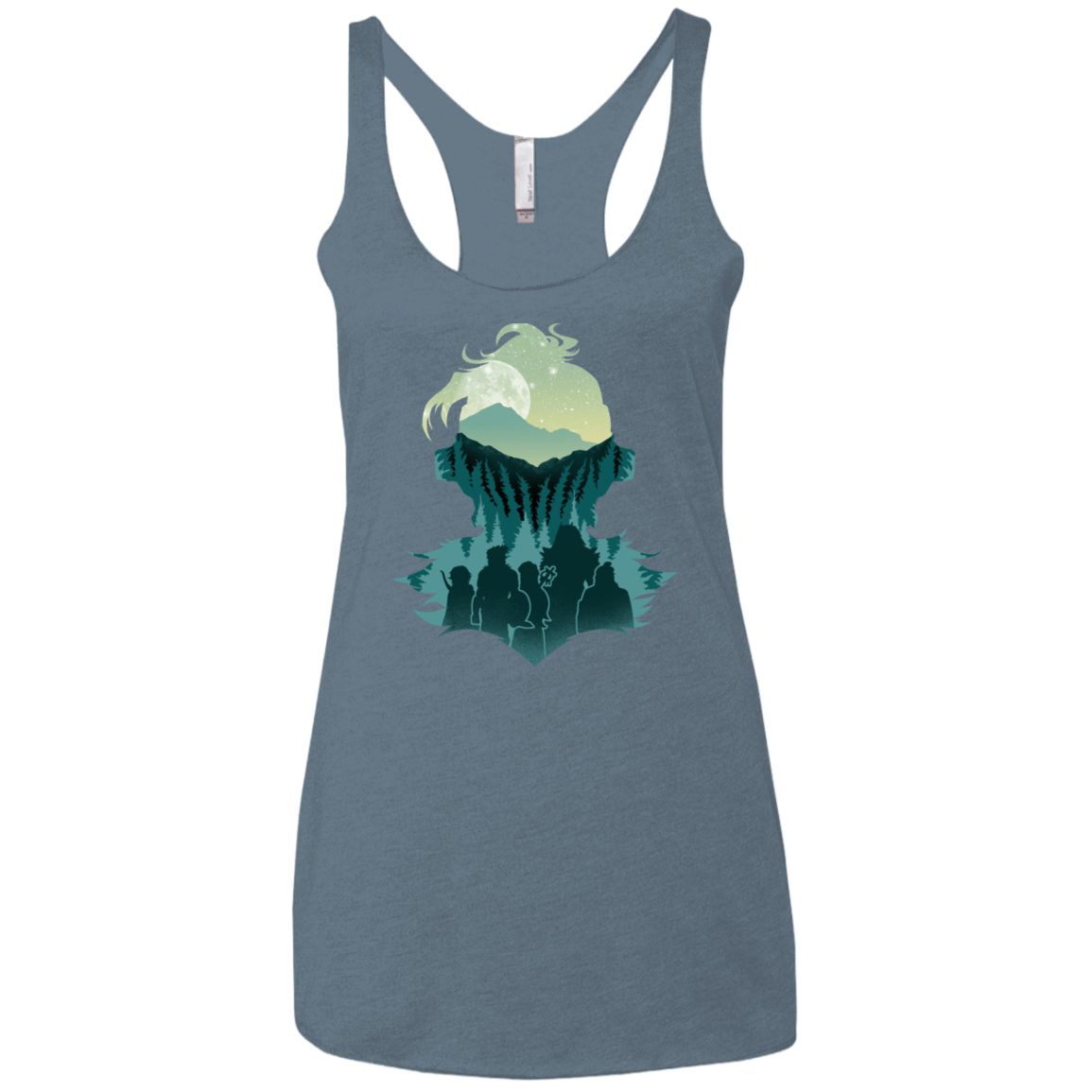 T-Shirts Indigo / X-Small Team Slayer Women's Triblend Racerback Tank