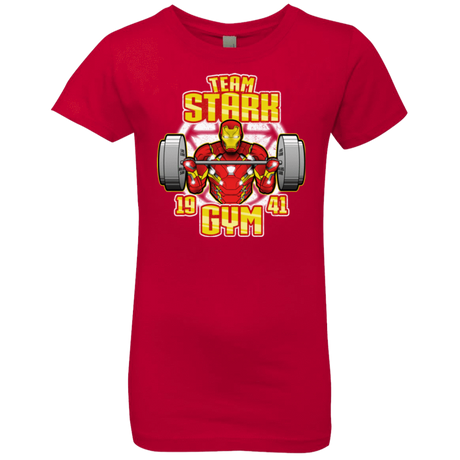 T-Shirts Red / YXS Team Stark Gym Girls Premium T-Shirt