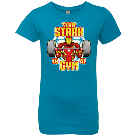 T-Shirts Turquoise / YXS Team Stark Gym Girls Premium T-Shirt