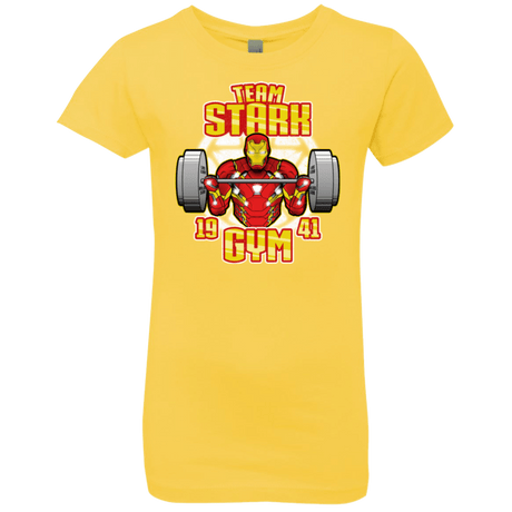 T-Shirts Vibrant Yellow / YXS Team Stark Gym Girls Premium T-Shirt