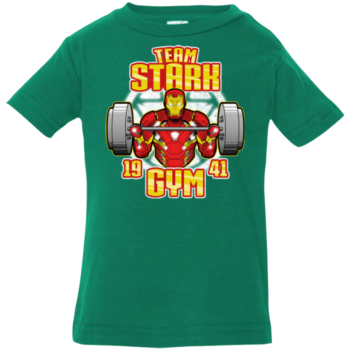 T-Shirts Kelly / 6 Months Team Stark Gym Infant Premium T-Shirt