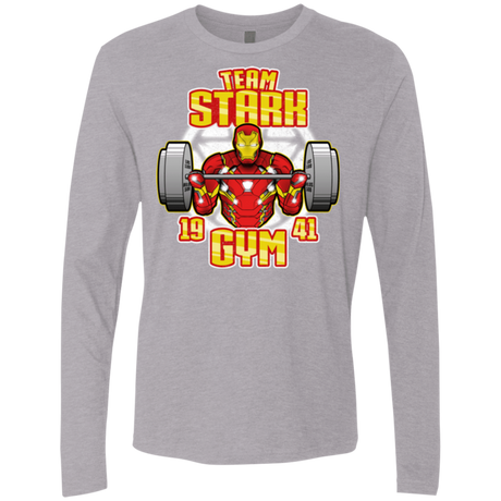 T-Shirts Heather Grey / Small Team Stark Gym Men's Premium Long Sleeve