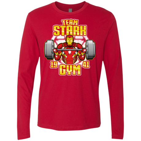 T-Shirts Red / Small Team Stark Gym Men's Premium Long Sleeve