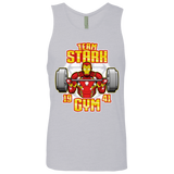 T-Shirts Heather Grey / Small Team Stark Gym Men's Premium Tank Top