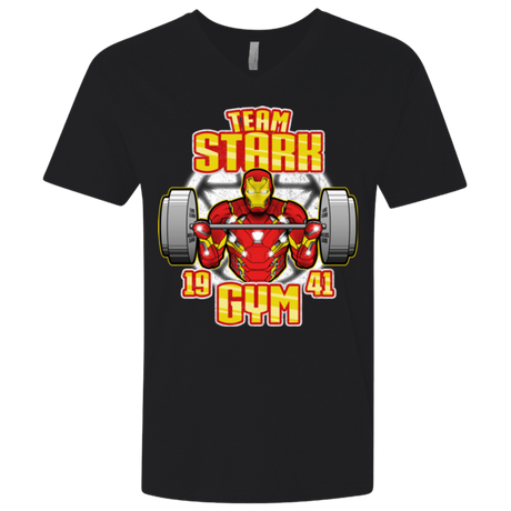 T-Shirts Black / X-Small Team Stark Gym Men's Premium V-Neck