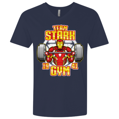 T-Shirts Midnight Navy / X-Small Team Stark Gym Men's Premium V-Neck