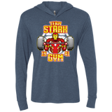 T-Shirts Indigo / X-Small Team Stark Gym Triblend Long Sleeve Hoodie Tee