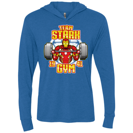 T-Shirts Vintage Royal / X-Small Team Stark Gym Triblend Long Sleeve Hoodie Tee