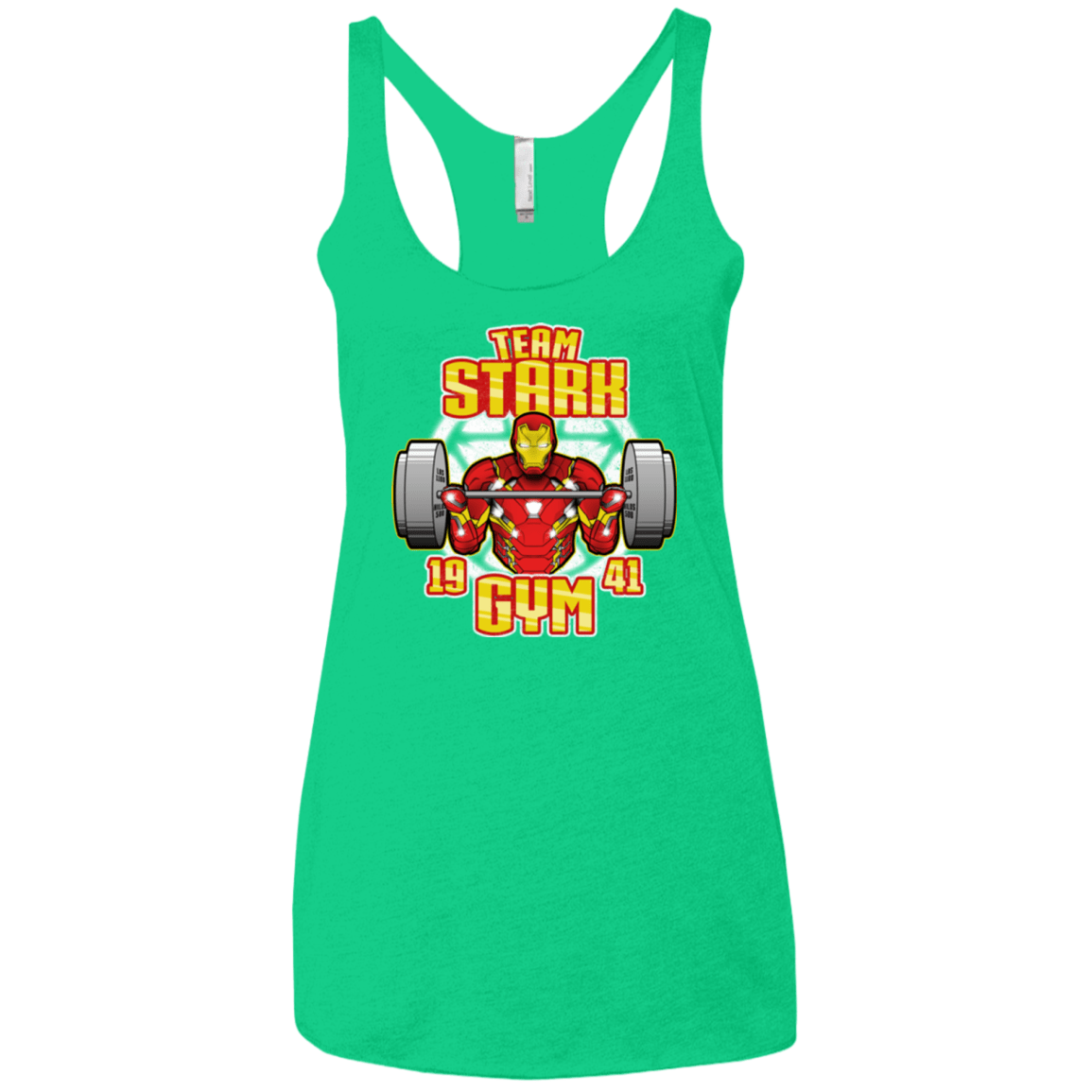 T-Shirts Envy / X-Small Team Stark Gym Women's Triblend Racerback Tank