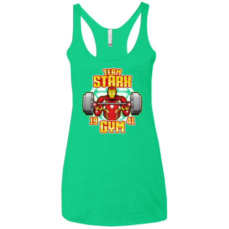 T-Shirts Envy / X-Small Team Stark Gym Women's Triblend Racerback Tank