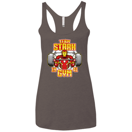 T-Shirts Macchiato / X-Small Team Stark Gym Women's Triblend Racerback Tank